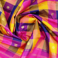 Multicolor Kanchipuram Silk Saree