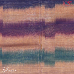 Navy Blue Silk Cotton Saree