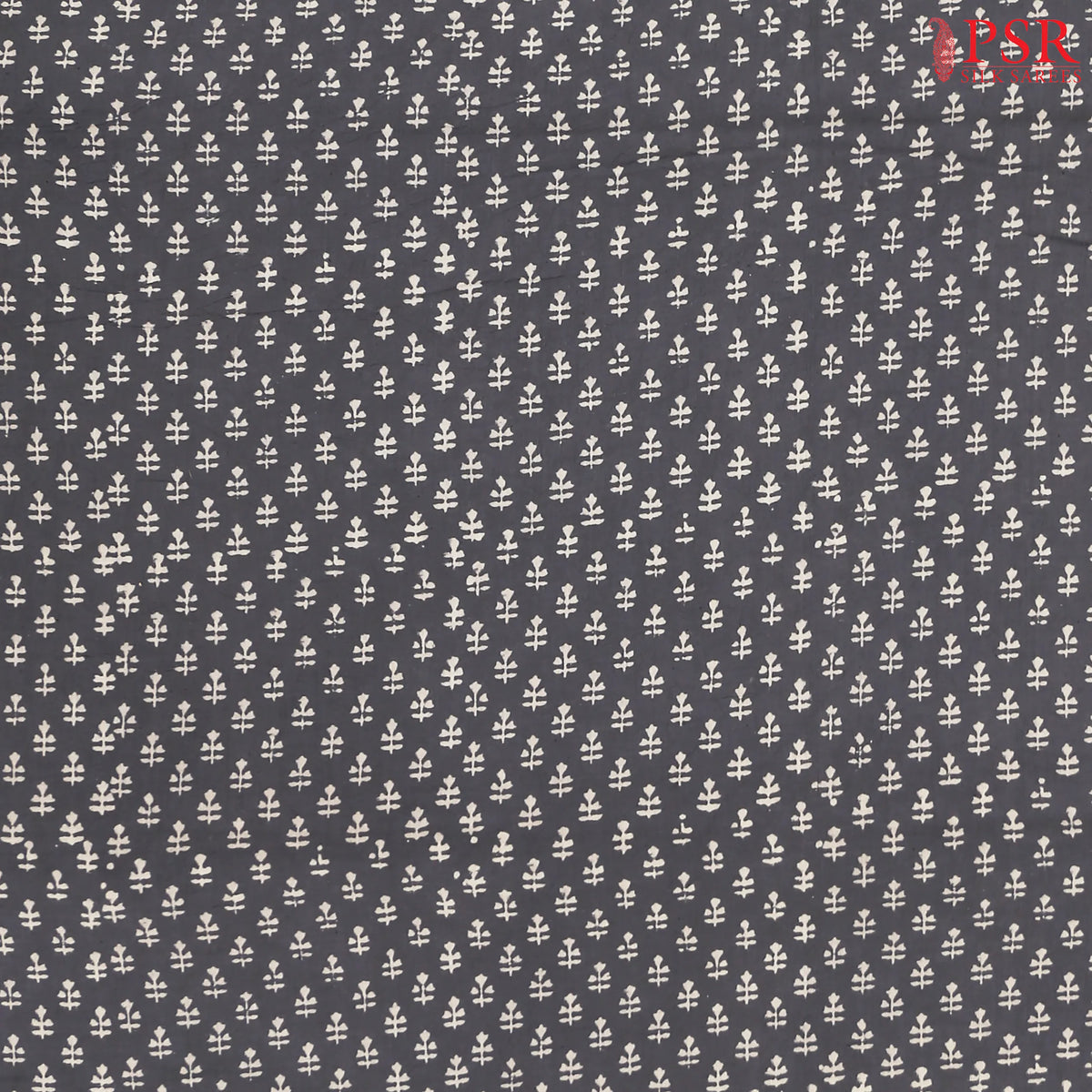 Grey Cotton Print Running Material