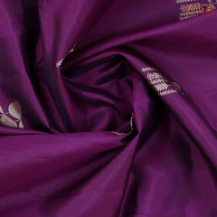 Dark Magneta Purple Kanchipuram Silk Saree