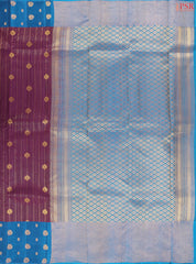 Mulberry Purple Fancy Kanchipuram Silk Saree