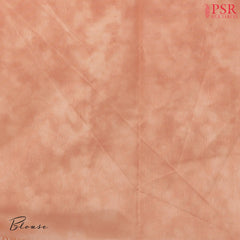 Peach Manipuri Super Net Saree