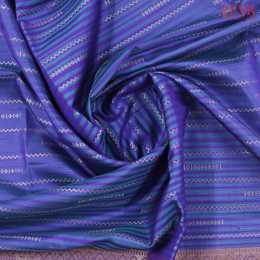 Violet & Teal Soft Silk Saree