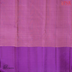 Peach Kanchipuram Silk Saree