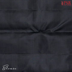Black Kanchipuram Tissue Silk Saree