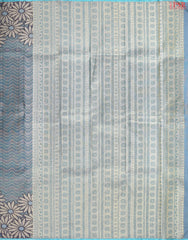 Dark Turquoise Designer Kanchipuram Jacquard Silk Saree