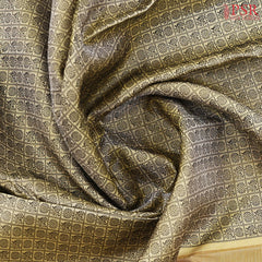 Beige Yellow Kanchipuram Silk Saree