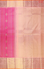 Magenta Pink Bridal Kanjivaram Silk Saree