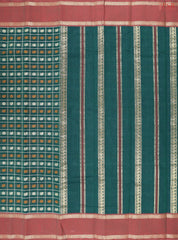Dark Green Kalakshetra Kovai Cotton Saree