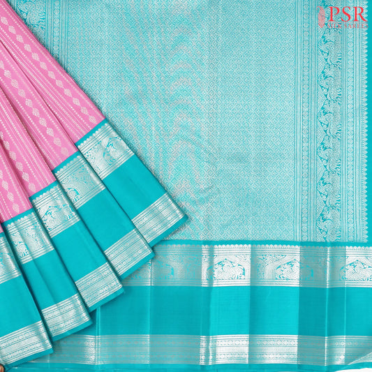 Persian Pink Kanchipuram Silk Saree