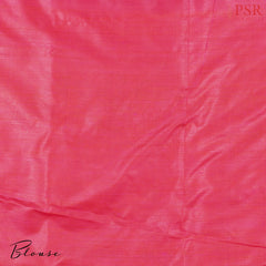 Hot Pink Banaras Silk Saree