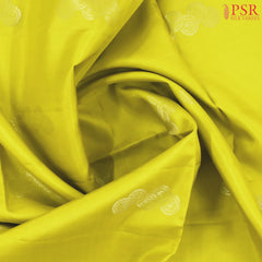 Lemon Green Soft Silk Mix Saree