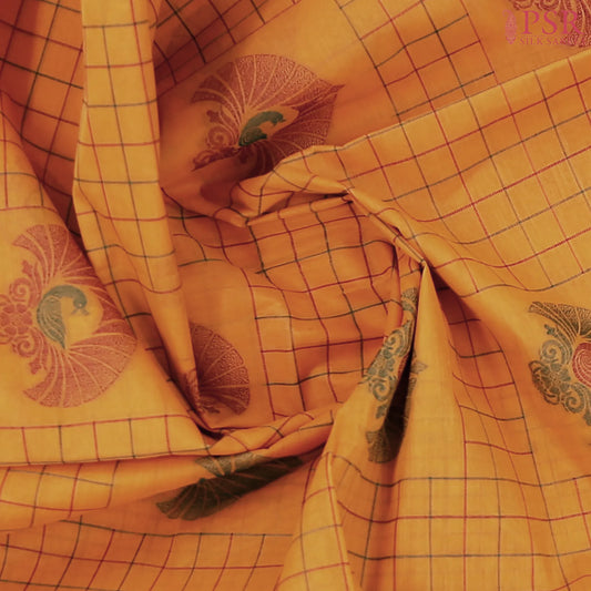Marigold Kovai Cotton Saree