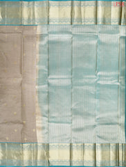 Fossil Grey Fancy Kanchipuram Silk Saree