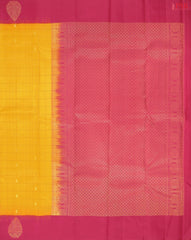 Yellow Fancy Kanchipuram Silk Saree