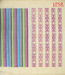 Multicolor Pochampally Silk Ikat Saree