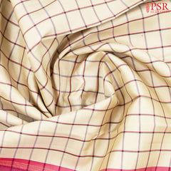 Parchment Beige Kanchipuram Silk Saree