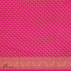 Magenta Pink Georgette Silk Saree