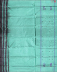 Charcoal Black Vazhainaar Silk Saree