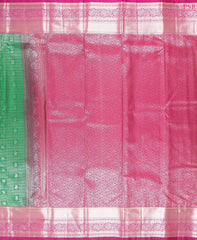 Emerald Green Art Silk Jacquard Saree