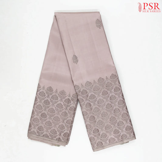 Soft Mauve Kanchipuram Silk Saree