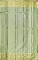 Asparagus Green Kanchipuram Silk Saree