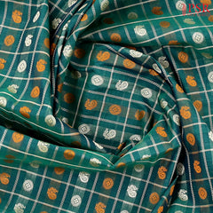 Dark Green Kalakshetra Kovai Cotton Saree