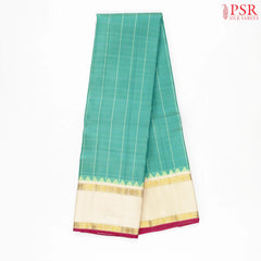 Mint Blue Kanchipuram Silk Saree\