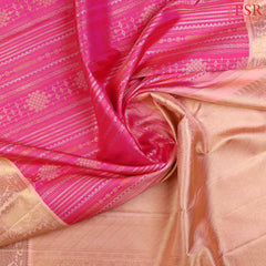 Magenta Pink Bridal Kanjivaram Silk Saree