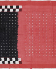 Black Ikkat Cotton Saree