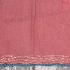 Coral Pink Munga Silk Saree