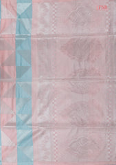 Pastel Blue & Pastel Pink Soft Art Silk Saree