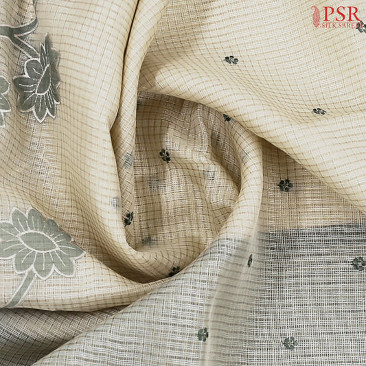 Beige Kota Saree