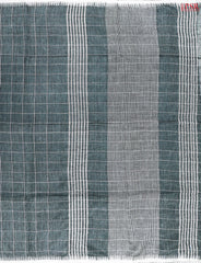 Dark Teal Linen Saree