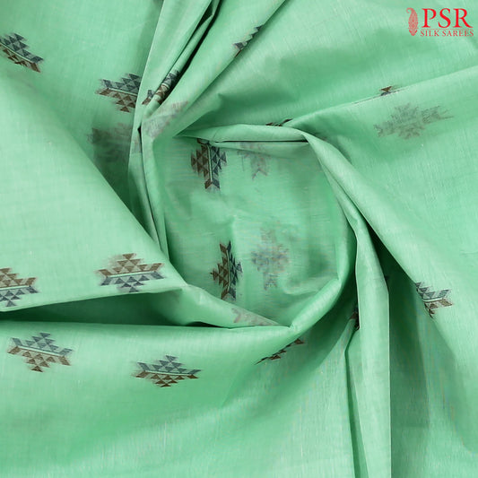 Mint Green Kovai Cotton Saree