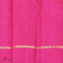 Coral Orange Kanchipuram Silk Saree