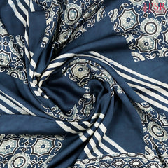 Prussian Blue Modal Silk Saree