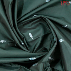 Bottle Green Vazhainaar Silk Saree