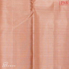 Brink Pink Kanchipuram Tissue Silk Saree