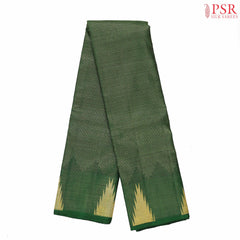 Dark Green Kanchipuram Silk Saree