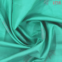 Turquoise Blue Soft Silk Saree