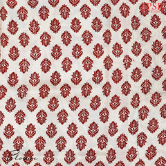 Antique Red & Beige Kalamkari Silk Saree