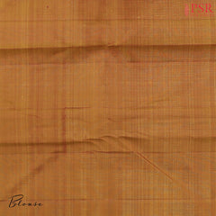 Beige Yellow Kanchipuram Silk Saree