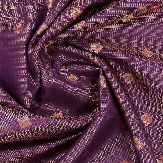 Mulberry Purple Fancy Kanchipuram Silk Saree