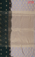 Bottle Green Soft Art Silk Saree