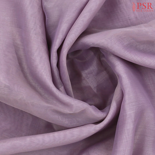 Wisteria Lavender Tissue Embroidery Saree