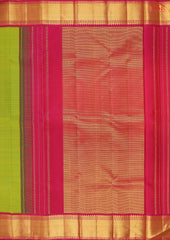 Chartreuse Green Kanchipuram Silk Saree