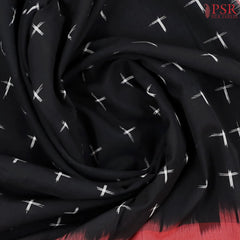 Black Ikkat Cotton Saree