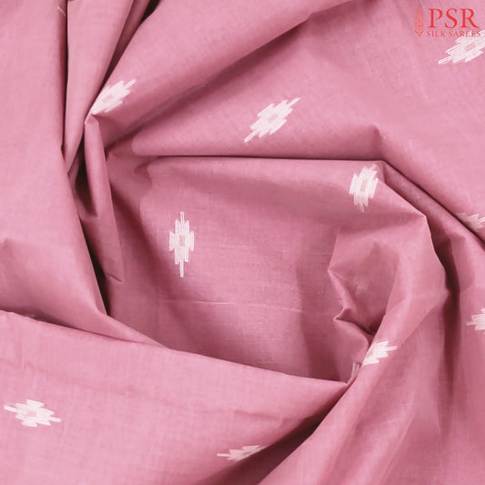 Flamingo Pink Bengal Cotton Saree