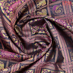 Black Kanchipuram Silk Saree